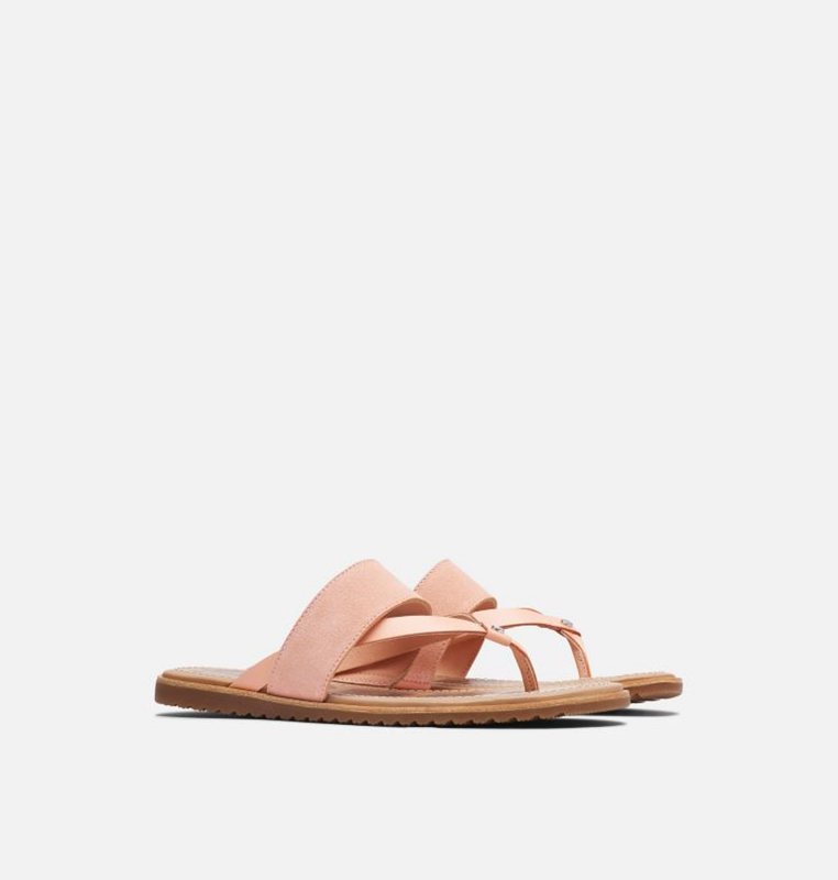 Sorel Ella™ Flip Flat - Womens Sandals Pink - 081273HUZ